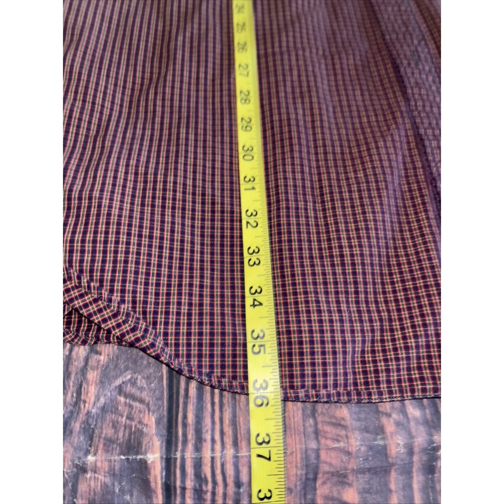 Polo Ralph Lauren Shirt Adult 2XLT Tall Red Plaid Button Up Long Sleeve Men 2XL - Picture 5 of 6